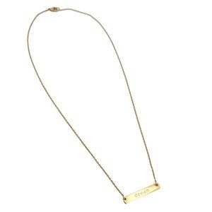 JOOK AND NONA Dream tag necklace